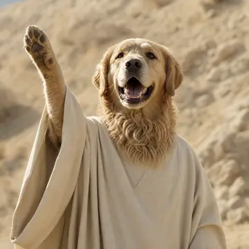 One singer from the dog choir Closed on Sunday choir